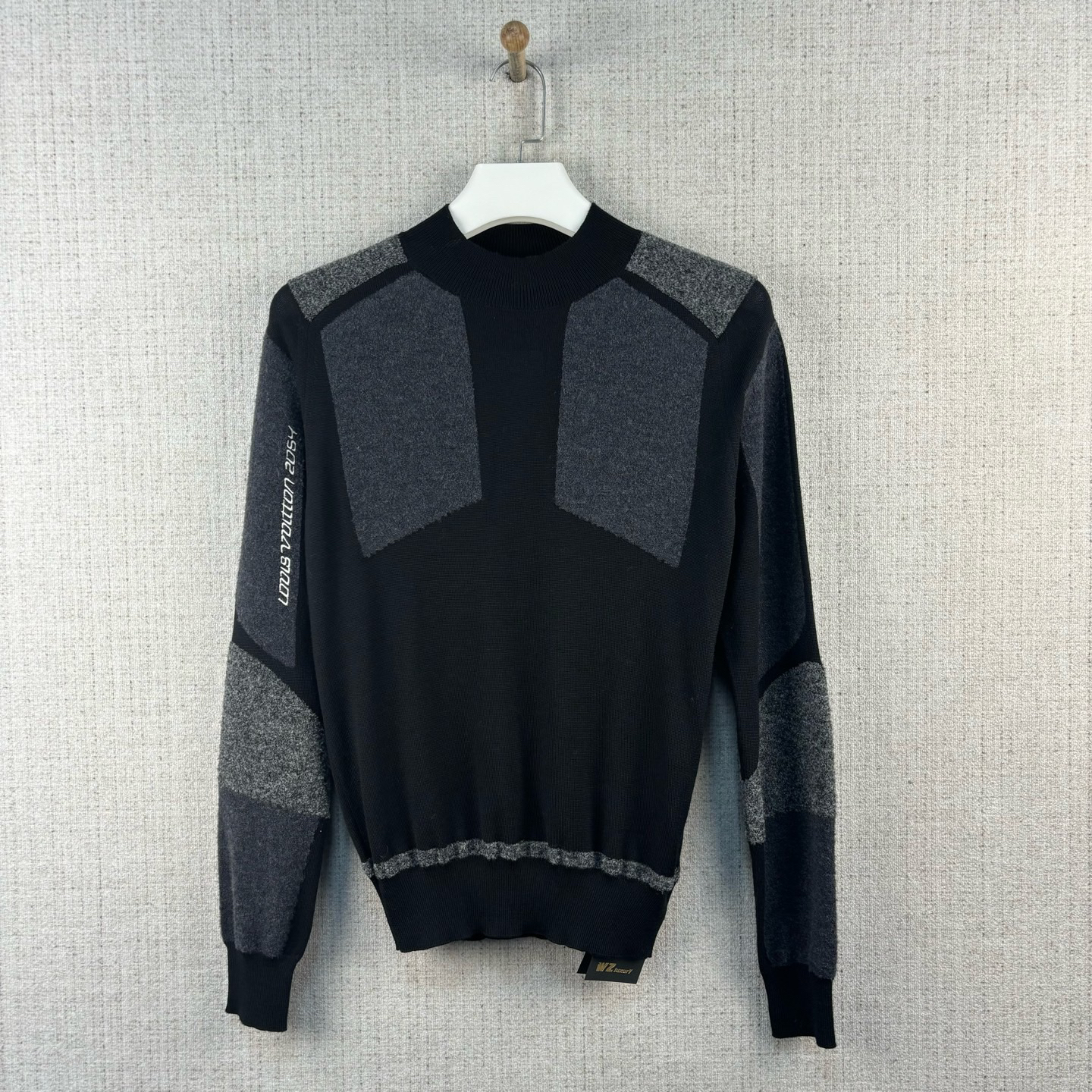 未使用 LouisVuitton/路易威登 拼贴长袖毛衣/尺码XS/编号12849