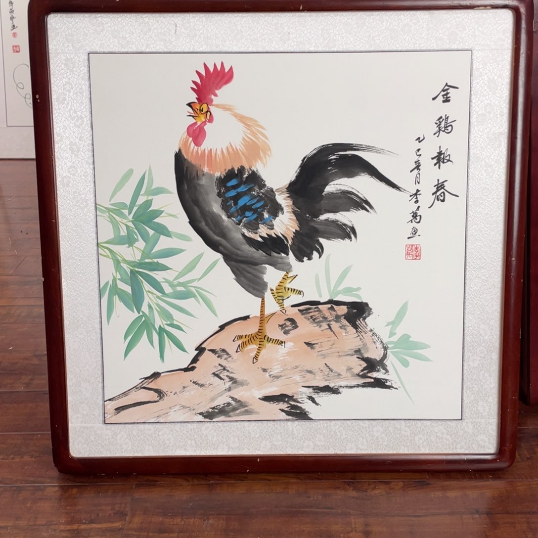 国画带框尺寸63*63厘米