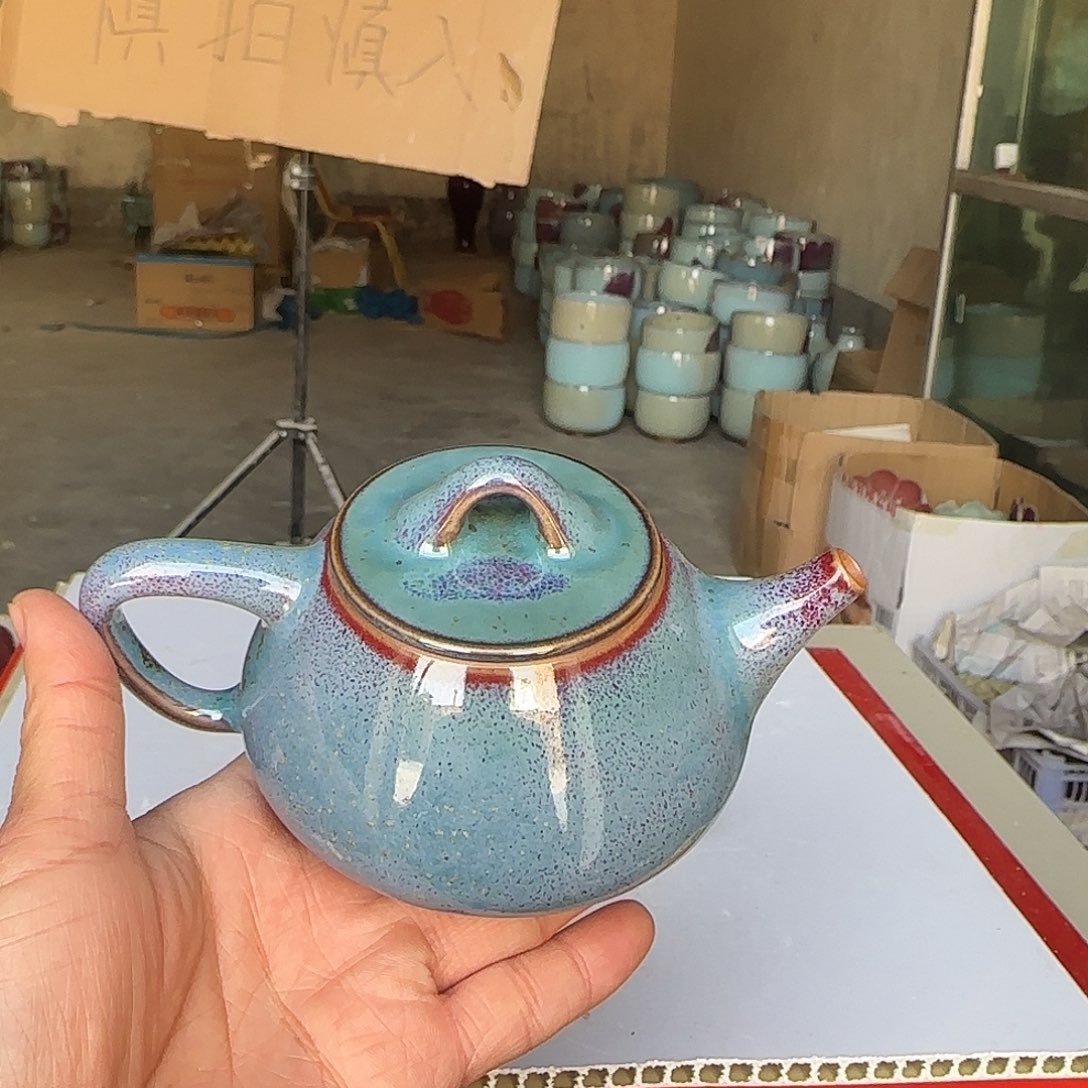 天***风摆件陶郑家钧瓷摆件微瑕