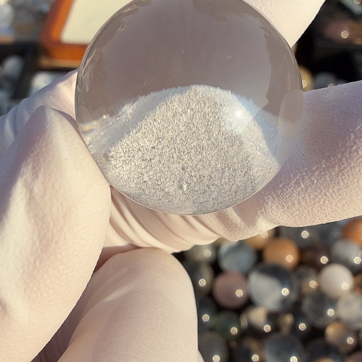 用***4珠宝半成品水晶未镶嵌幽灵定制不退换22.1mm