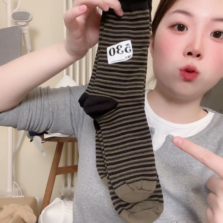 三醋酯纤维 优家福利款袜子随单发530