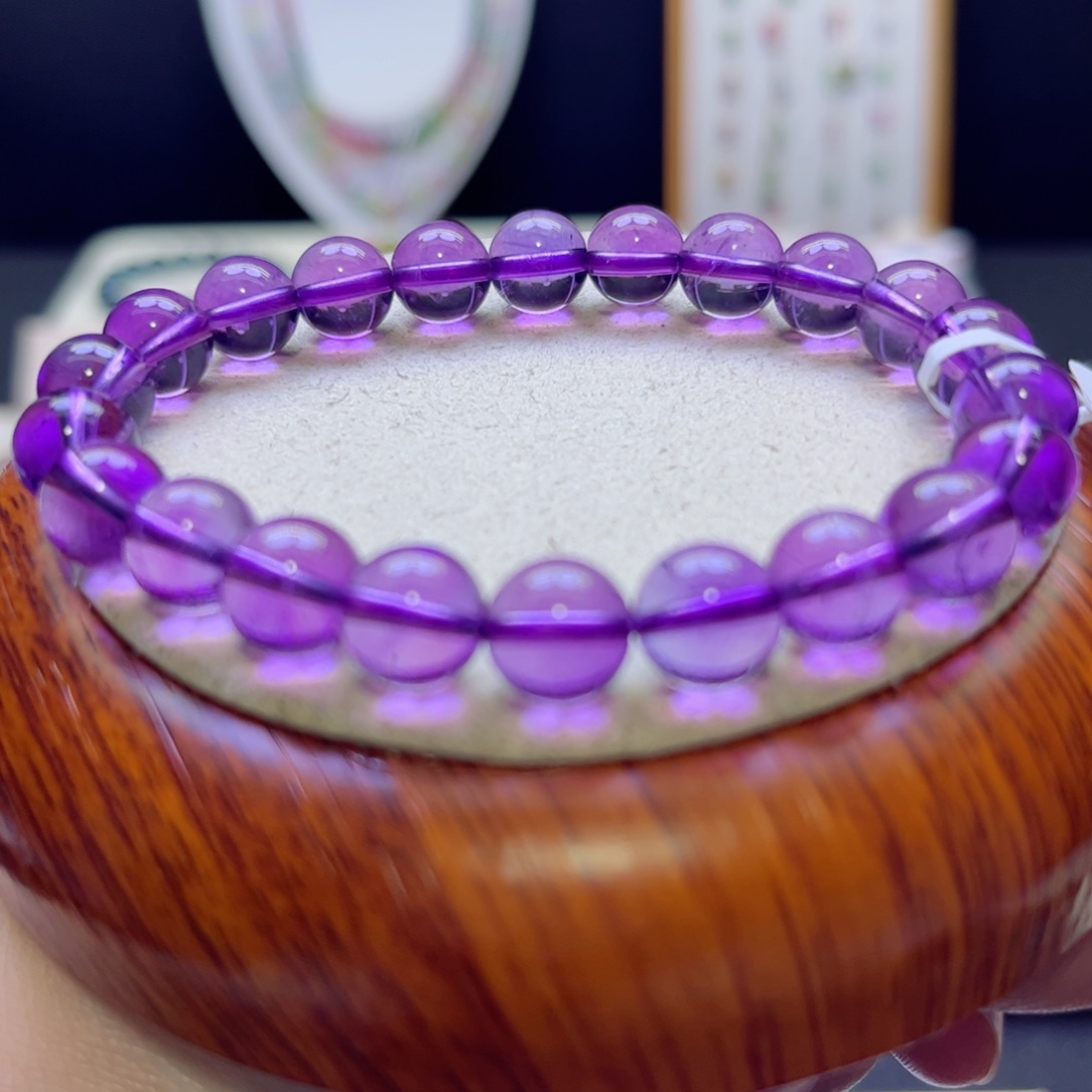 紫晶乌拉圭紫水晶8.9mm未镶嵌