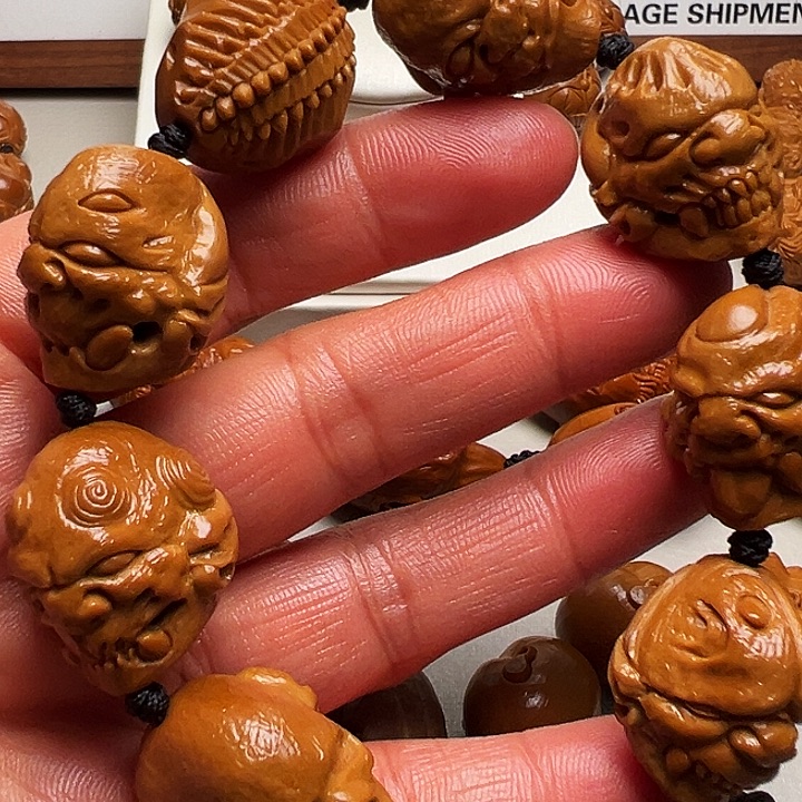 橄榄核手串/手链骷髅串