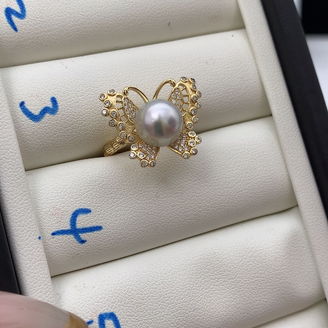 海水珍珠裸珠未镶嵌9.8