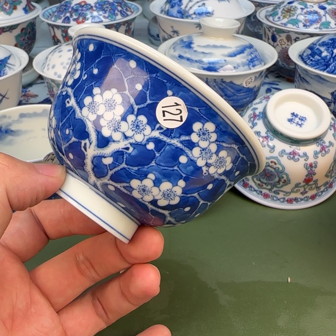 彦祖纯手工手绘茶具127