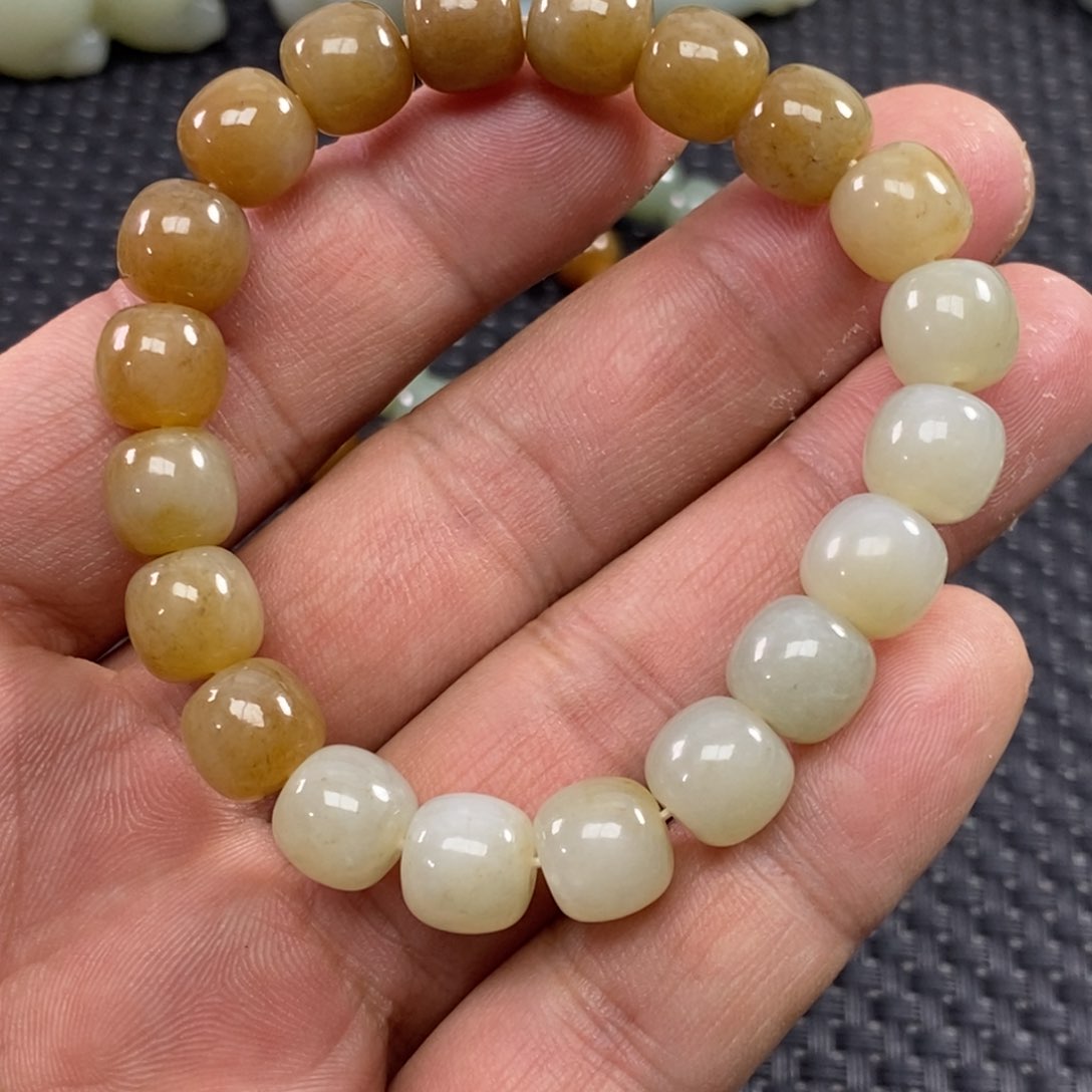 和田玉手链未镶嵌