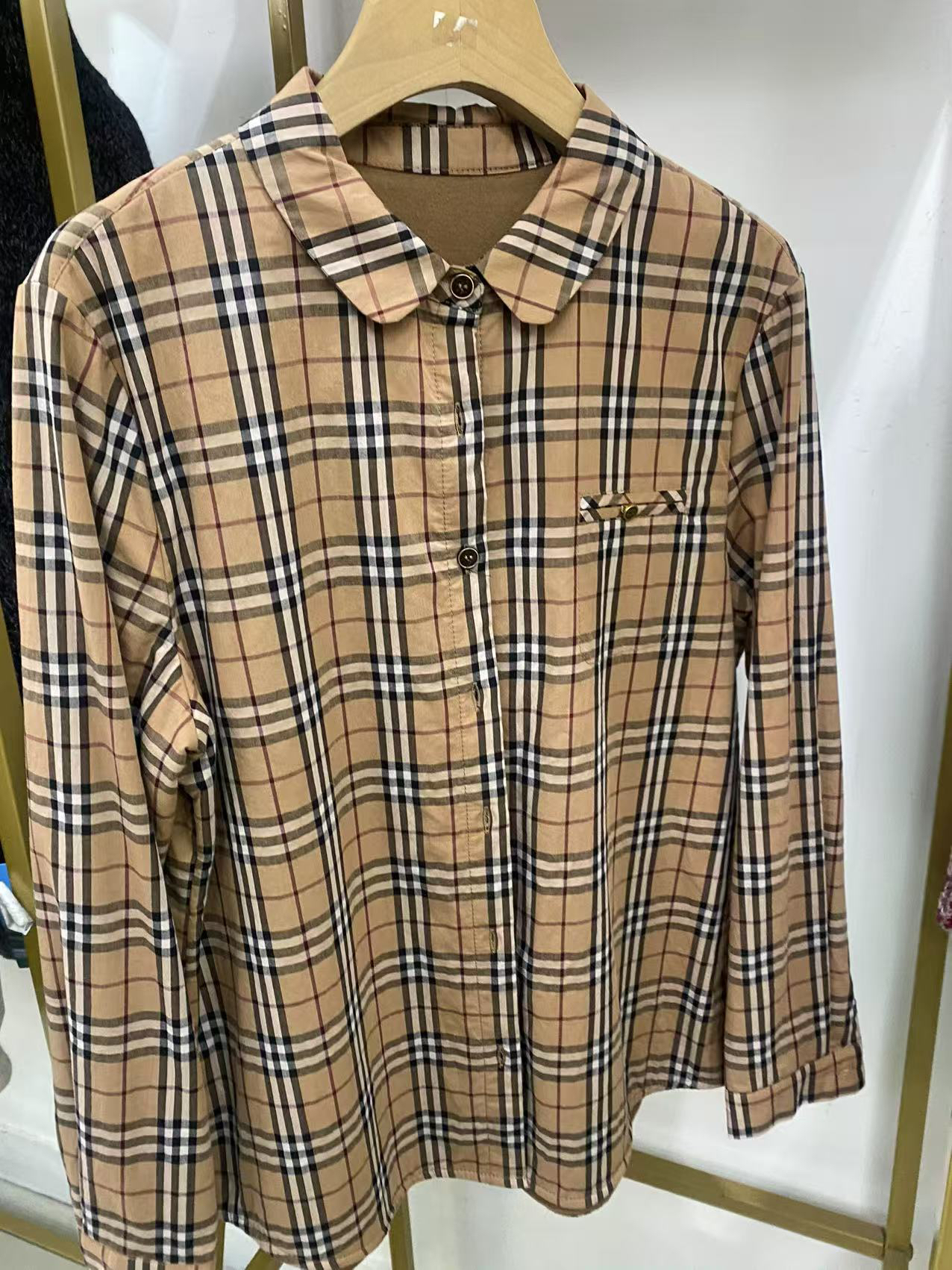 高品加绒女士衬衫