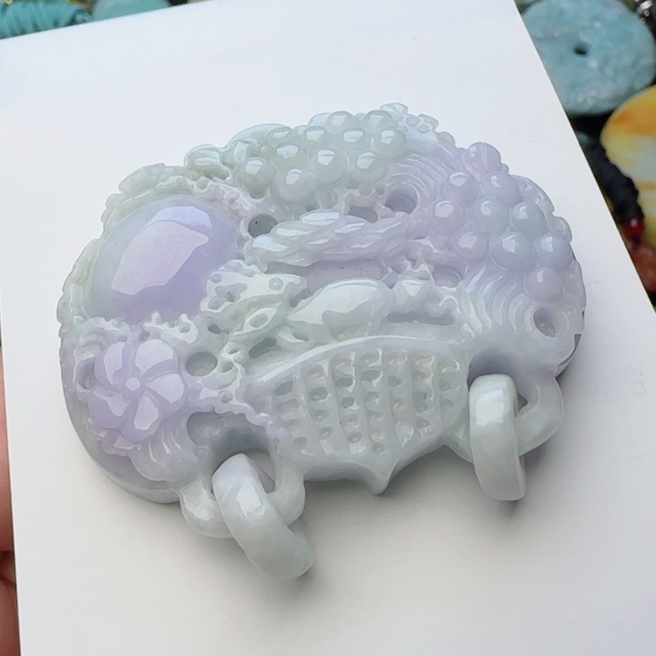 翡翠颈饰未镶嵌波*天然A货