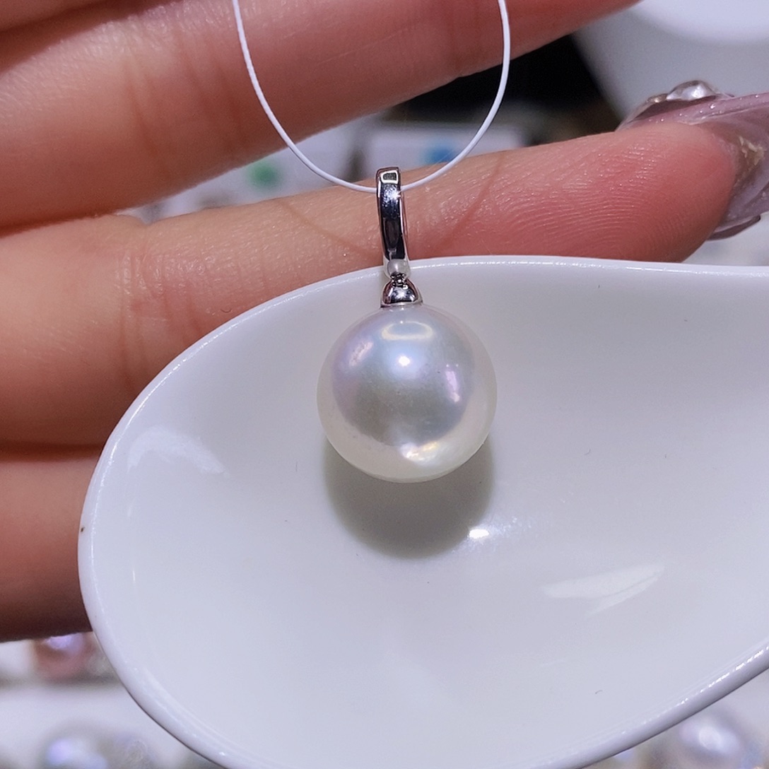 淡水珍珠颈饰银S925镶嵌