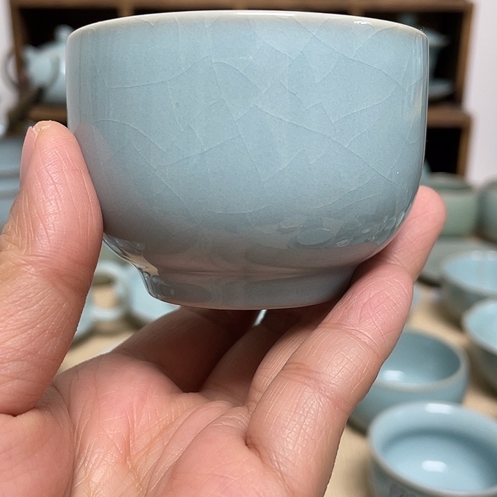 杯子天青罗汉杯支钉款