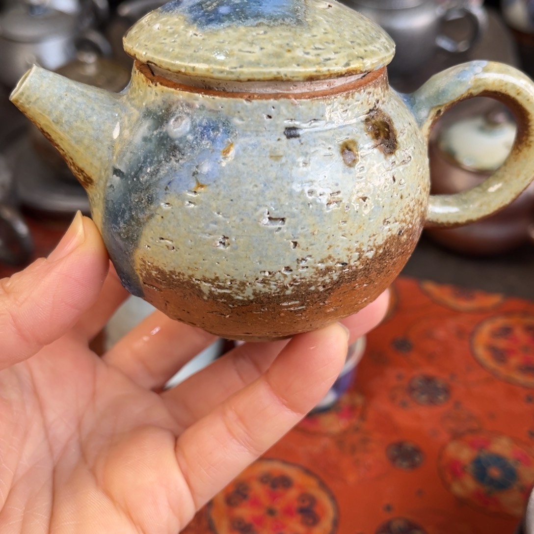 柴烧茶器主人杯杯柴烧