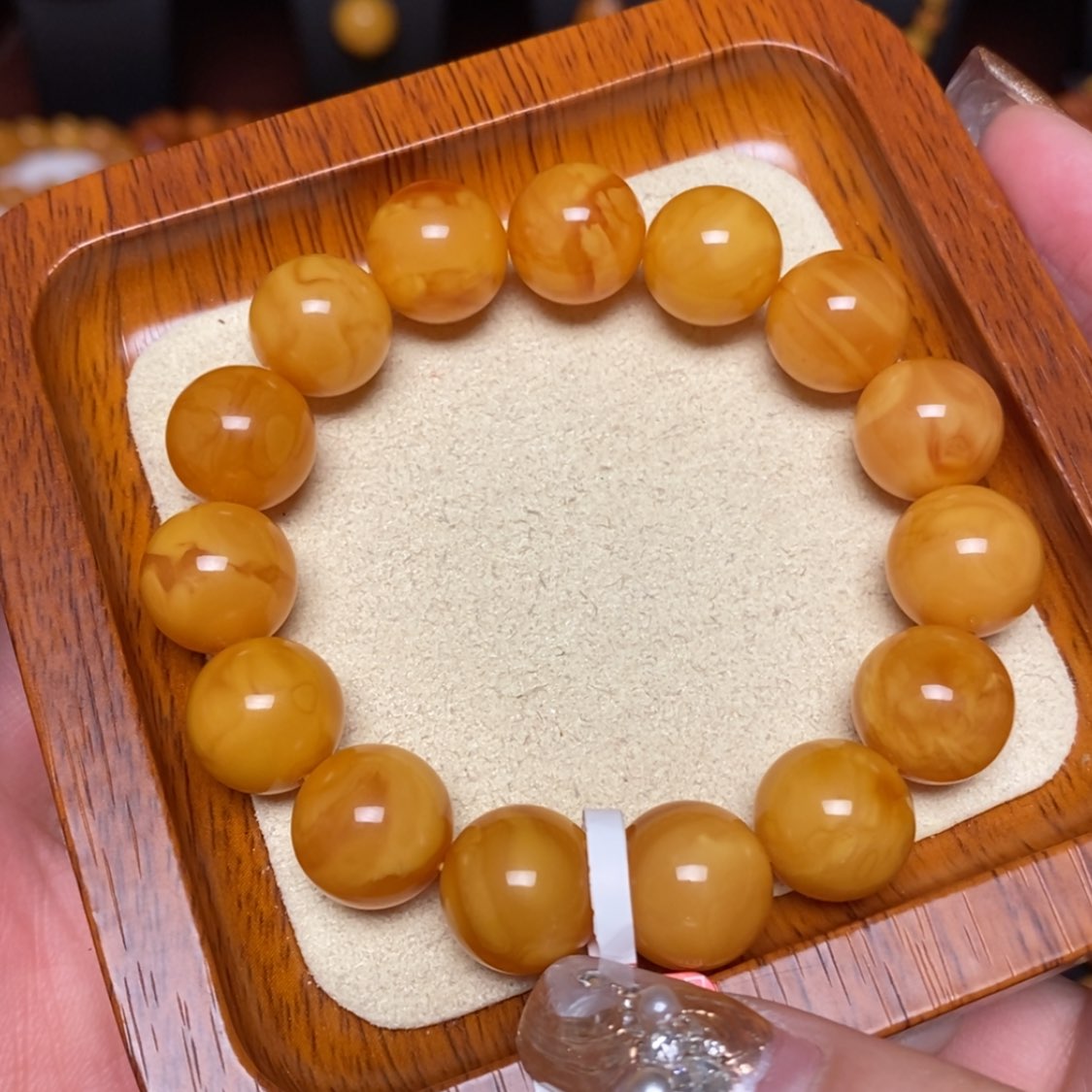 【闪购商品】未镶嵌蜜蜡手链手串