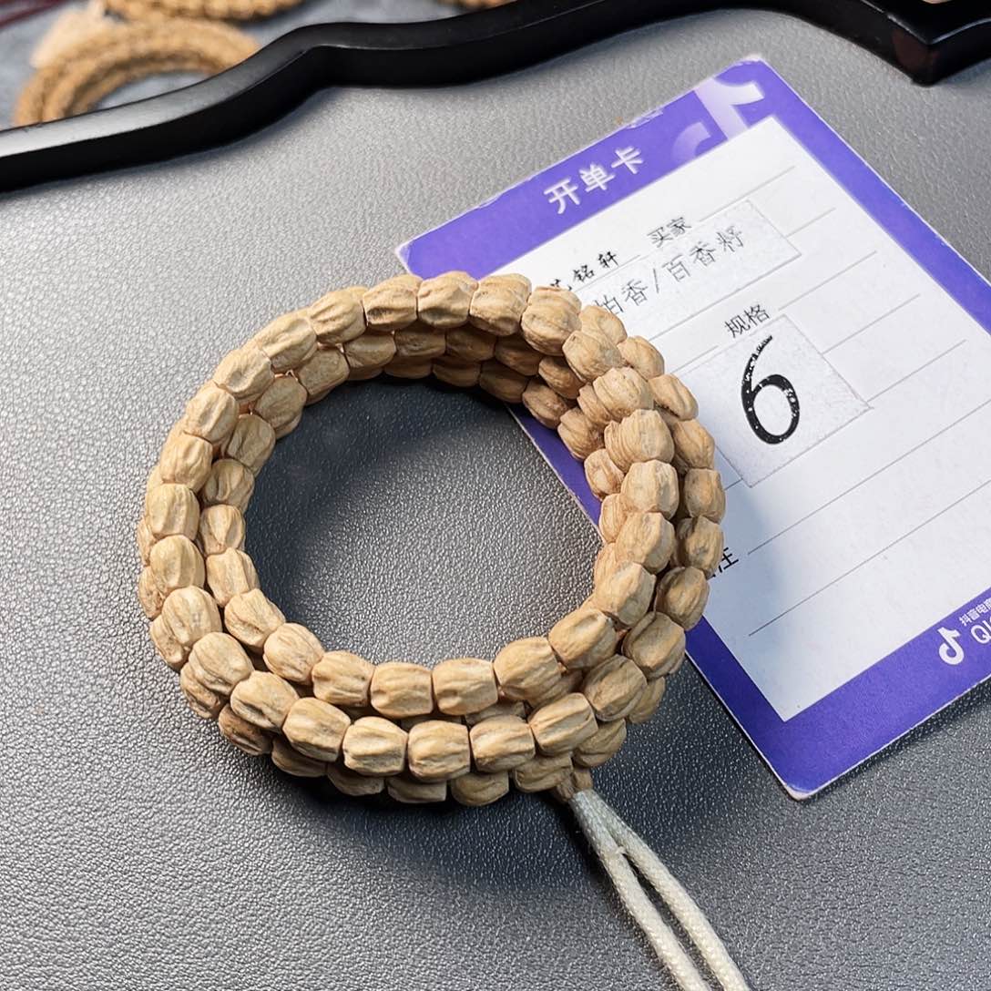 柏香籽/百香籽吊坠6mmx7mm6.5mm高桩直筒满棱顺龙脊鬼108