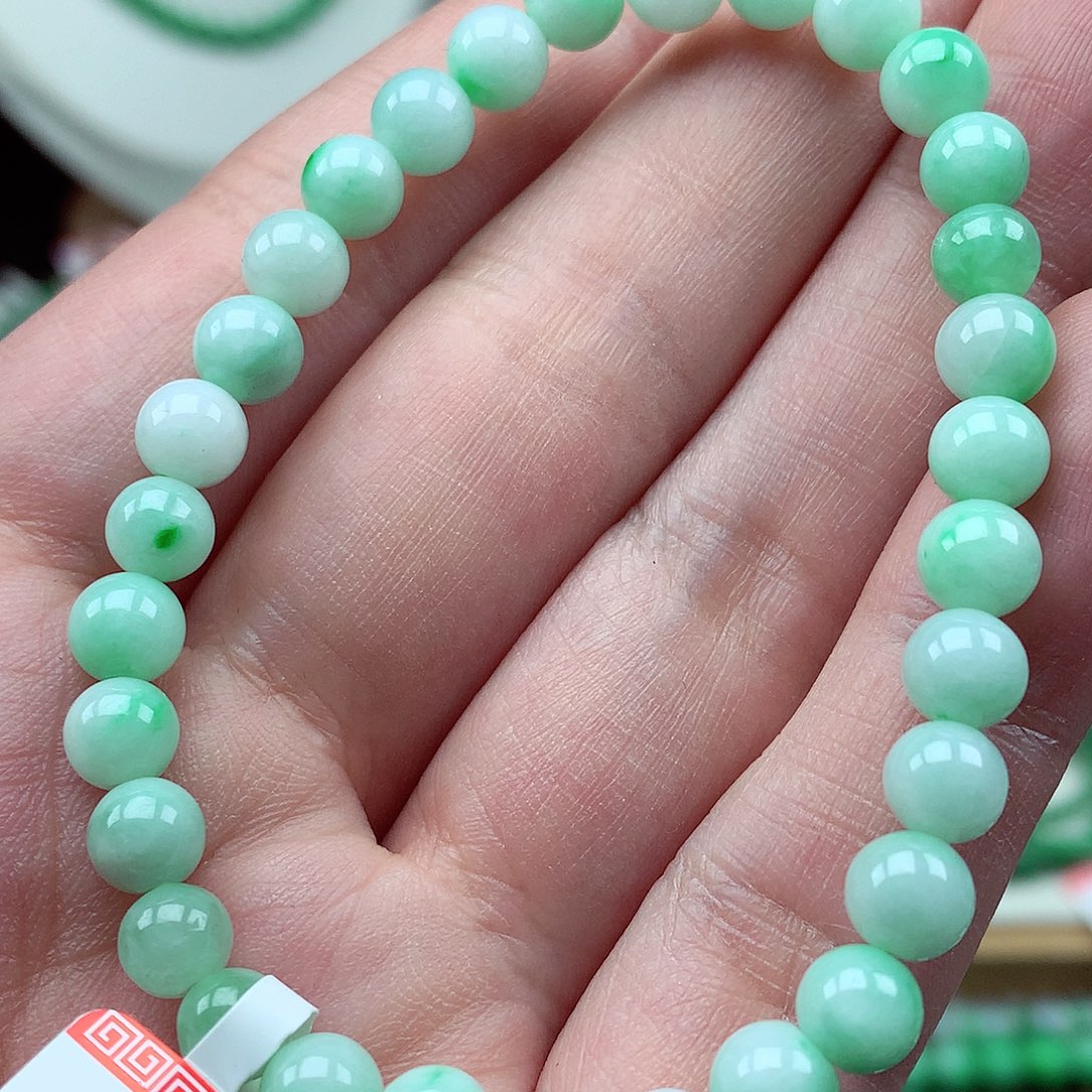 翡翠未镶嵌毛衣链翡翠