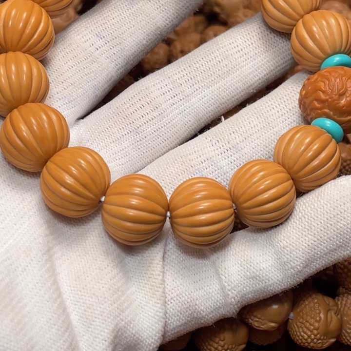 猴头核桃手串_****_瓜珠