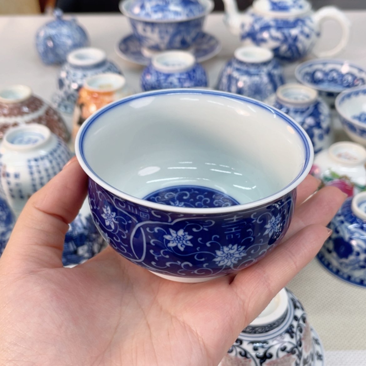 【闪购商品】独**影陶瓷艺术陶瓷茶具