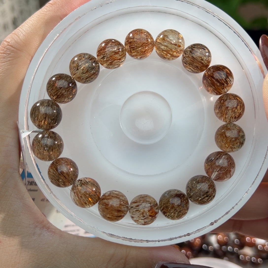 未镶嵌水晶手链黑金超七11