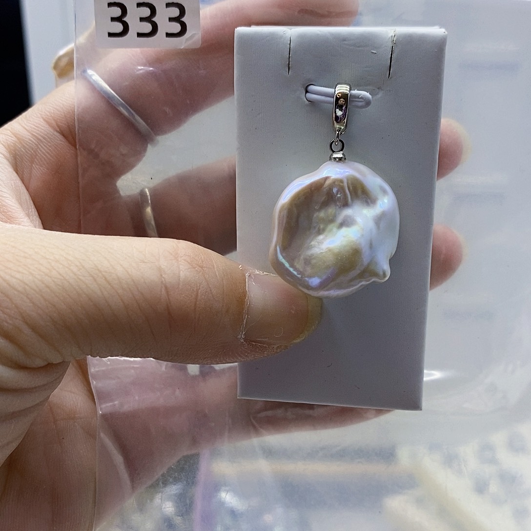 颈饰合金淡水珍珠