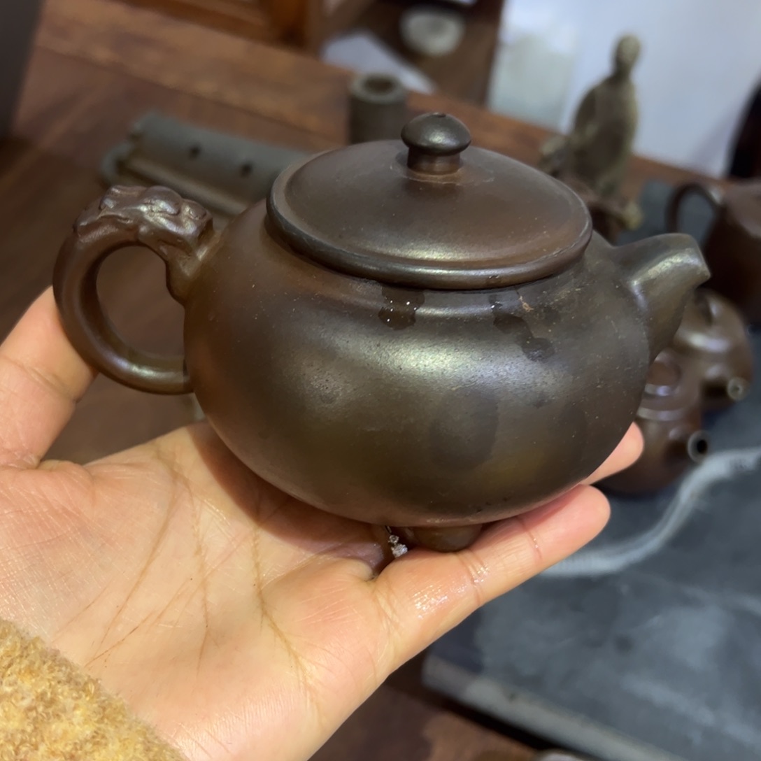 贵台龙窑柴烧茶壶A108
