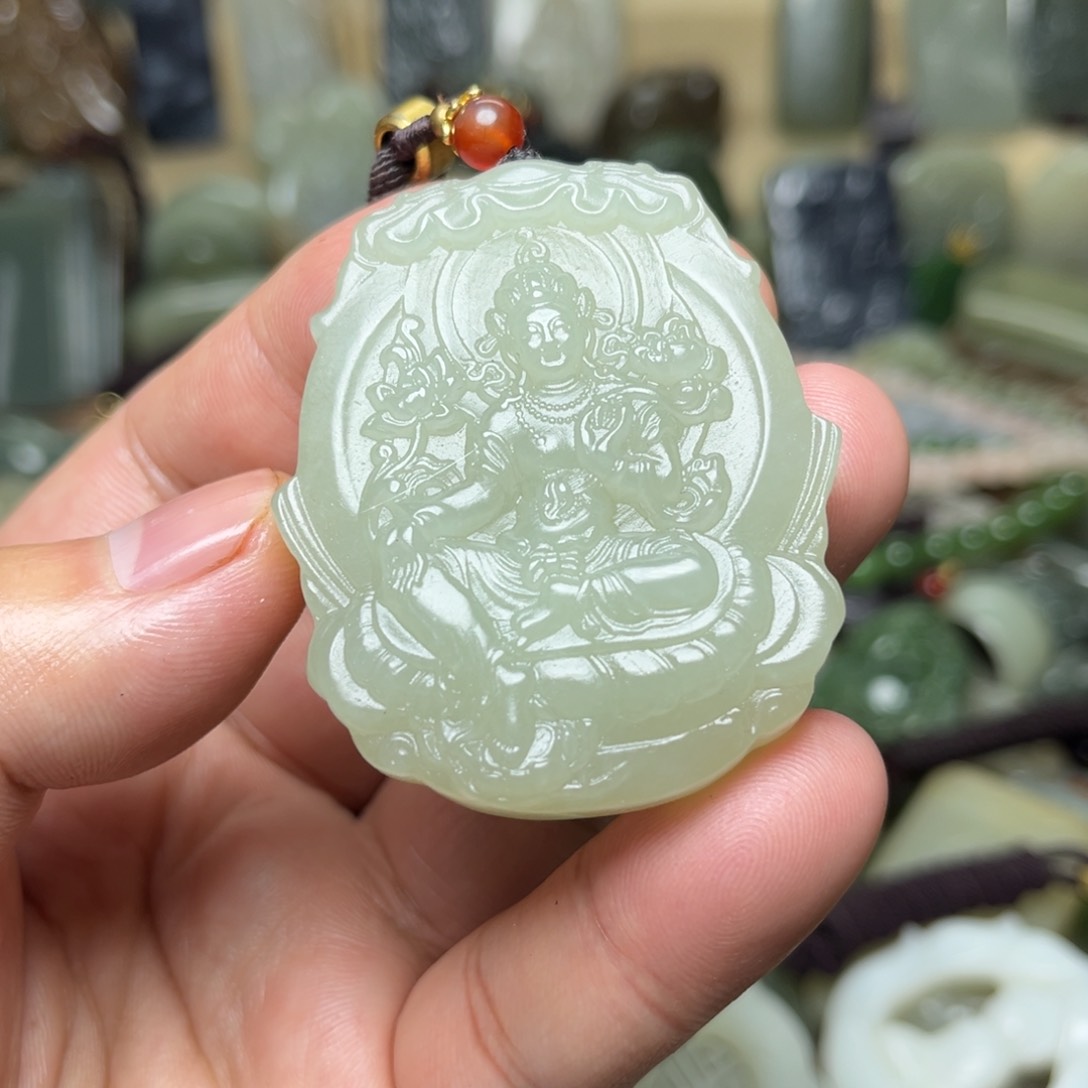 和田玉颈饰未镶嵌