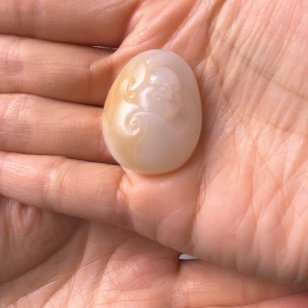 和田玉（糖玉）颈饰未镶嵌任**雨