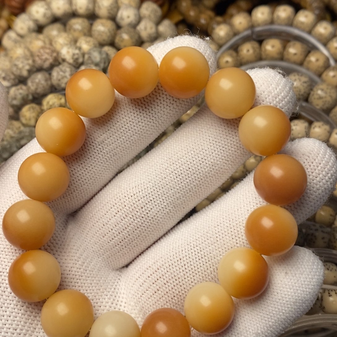 星月菩提手串菩提根小炭烧