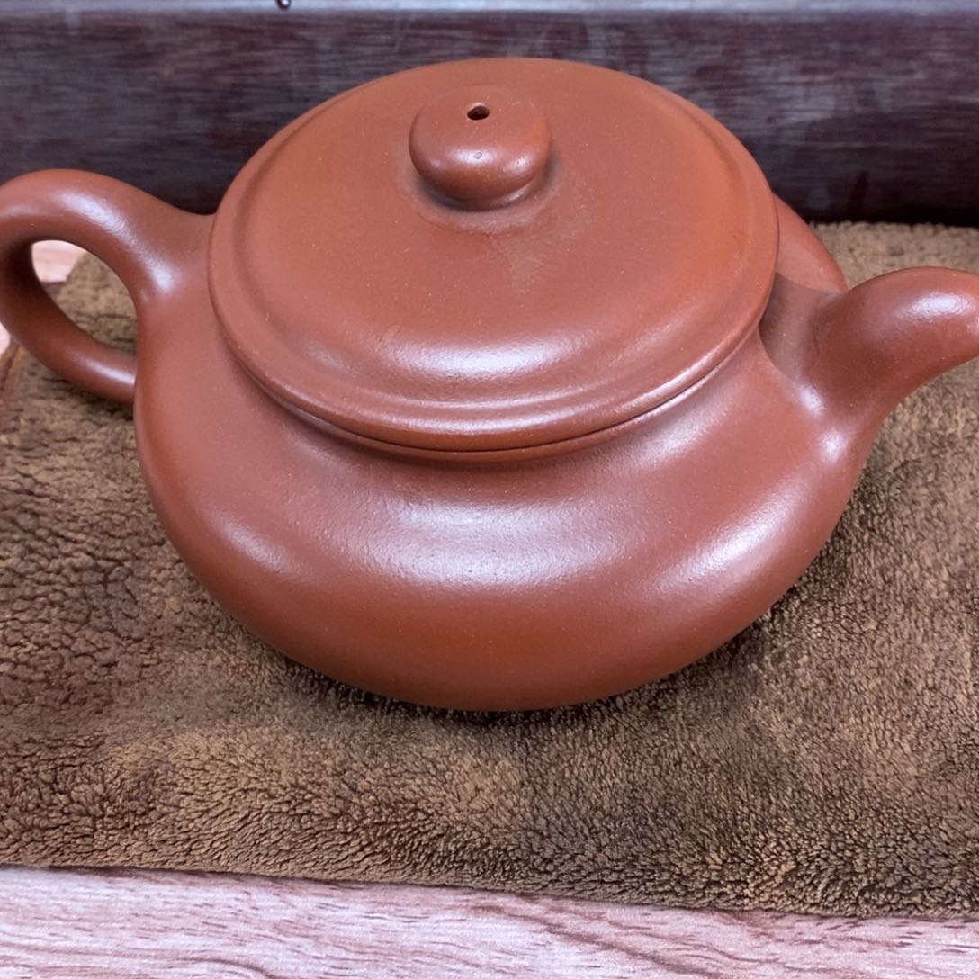 紫砂茶壶秦*高端380cc红泥仿古壶
