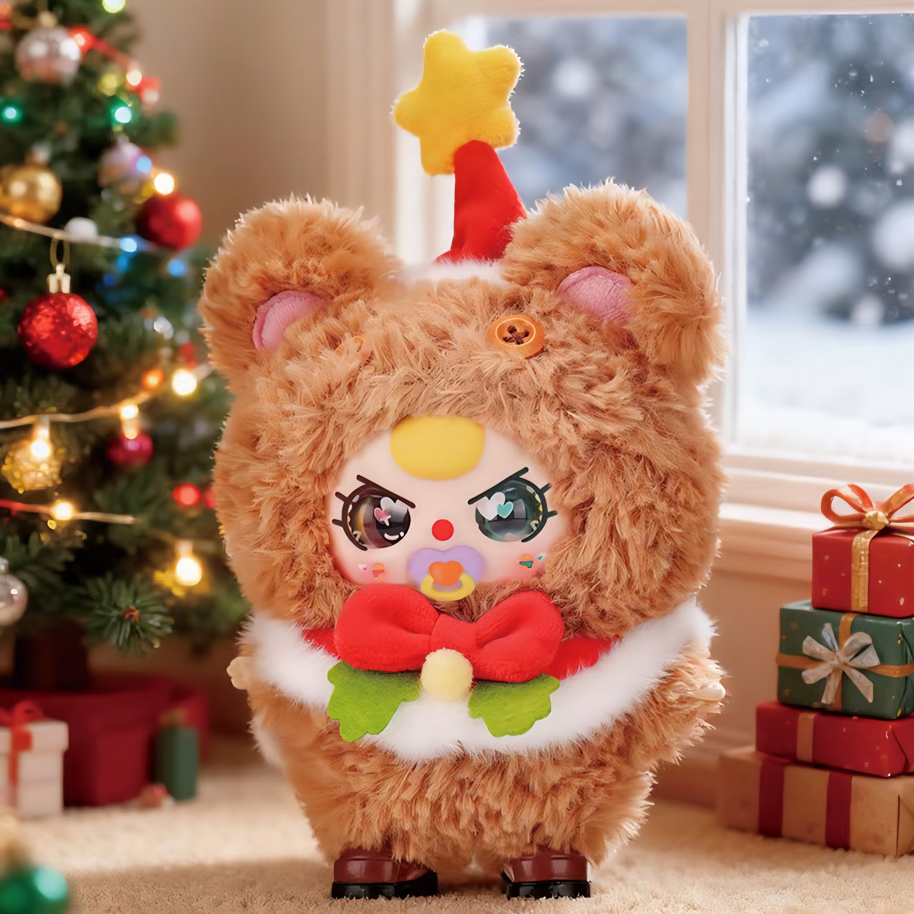 YMM娃三岁【圣诞快乐呀】盲盒直播代拆 可爱潮玩毛绒挂件盲盒