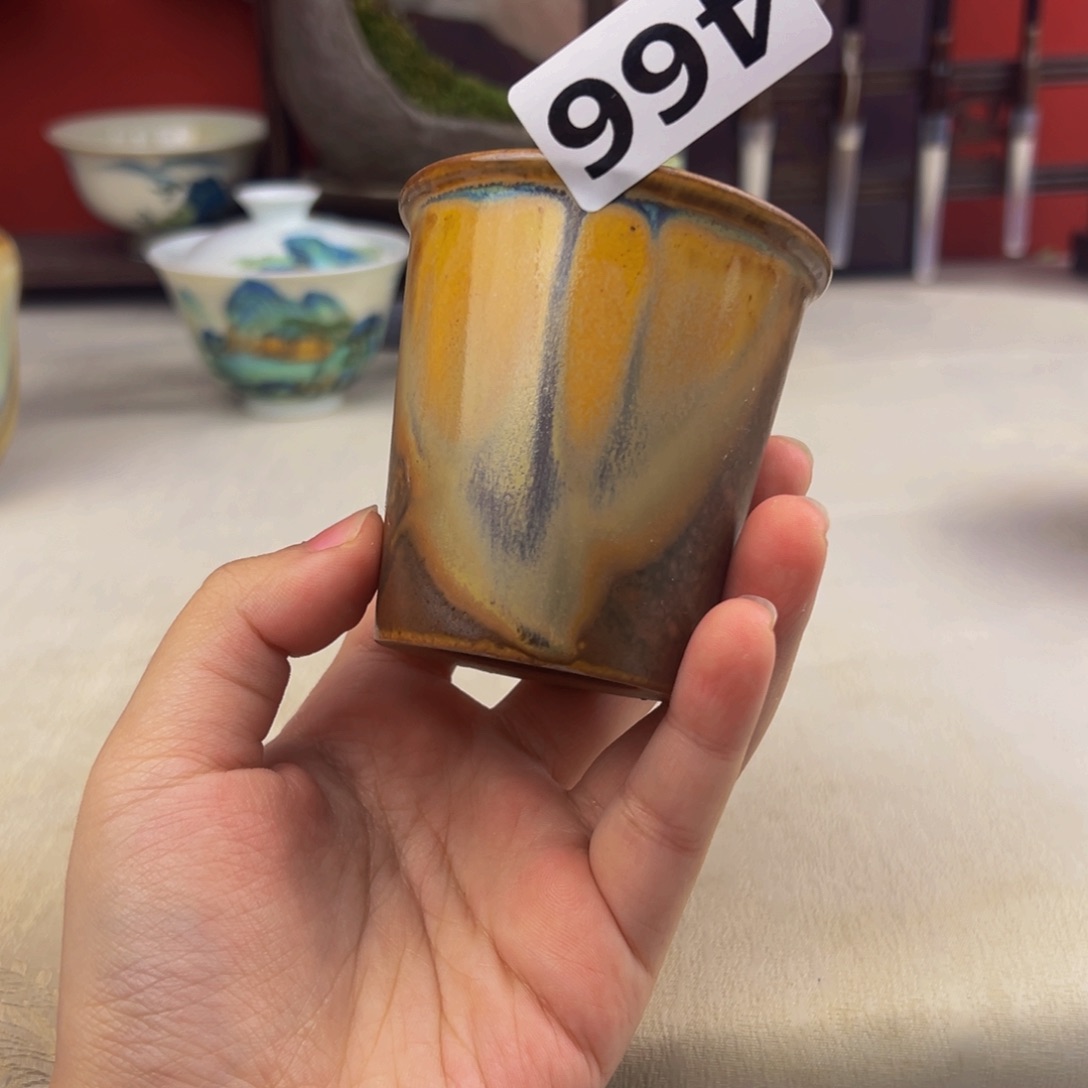 杯子纯手工柴烧主人杯