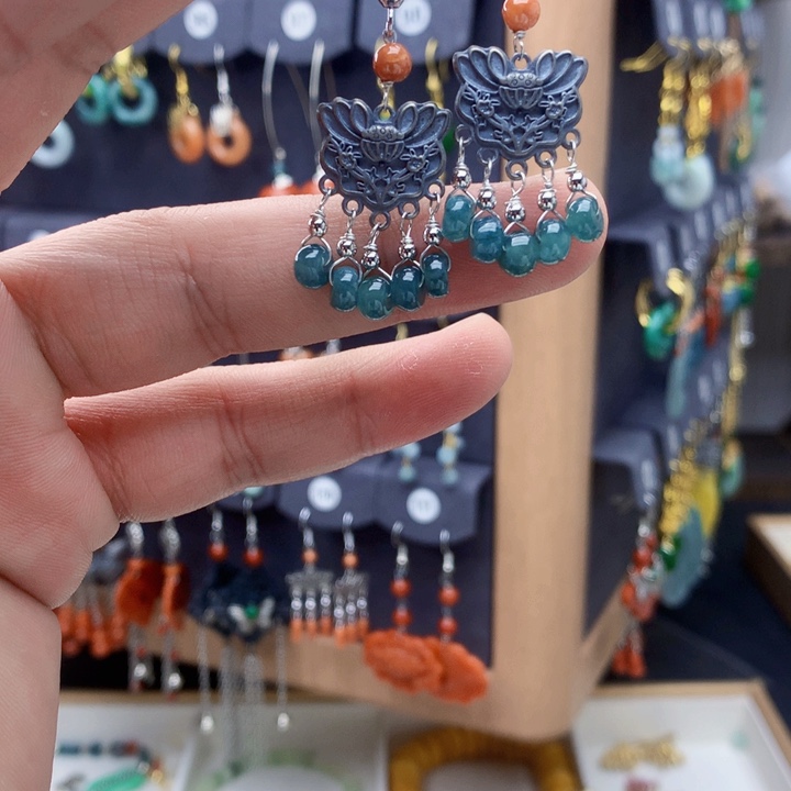 未镶嵌翡翠耳饰耳饰