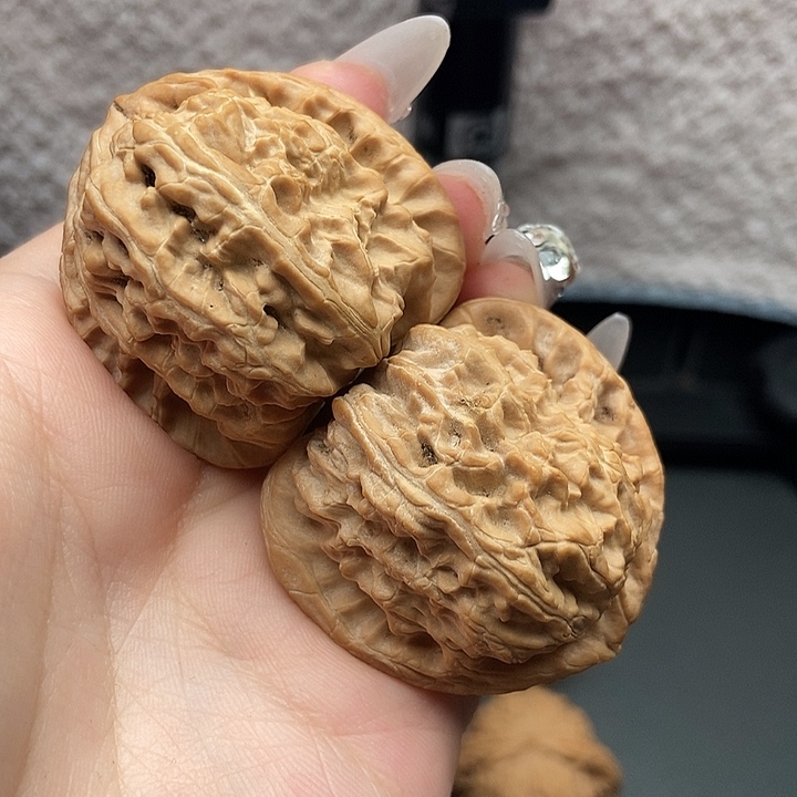 文玩核桃吊坠41全品三角白