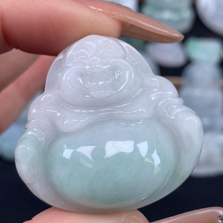 颈饰未镶嵌翡翠佛公