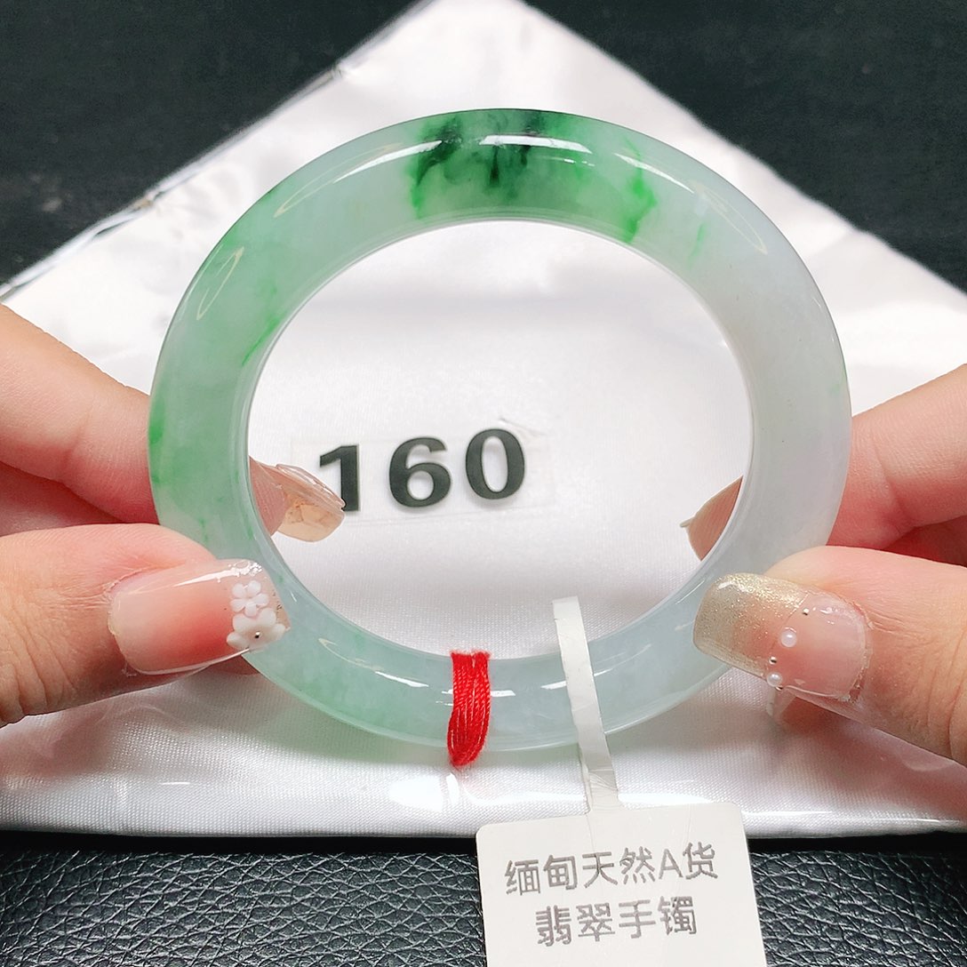 未镶嵌手镯翡翠圆条