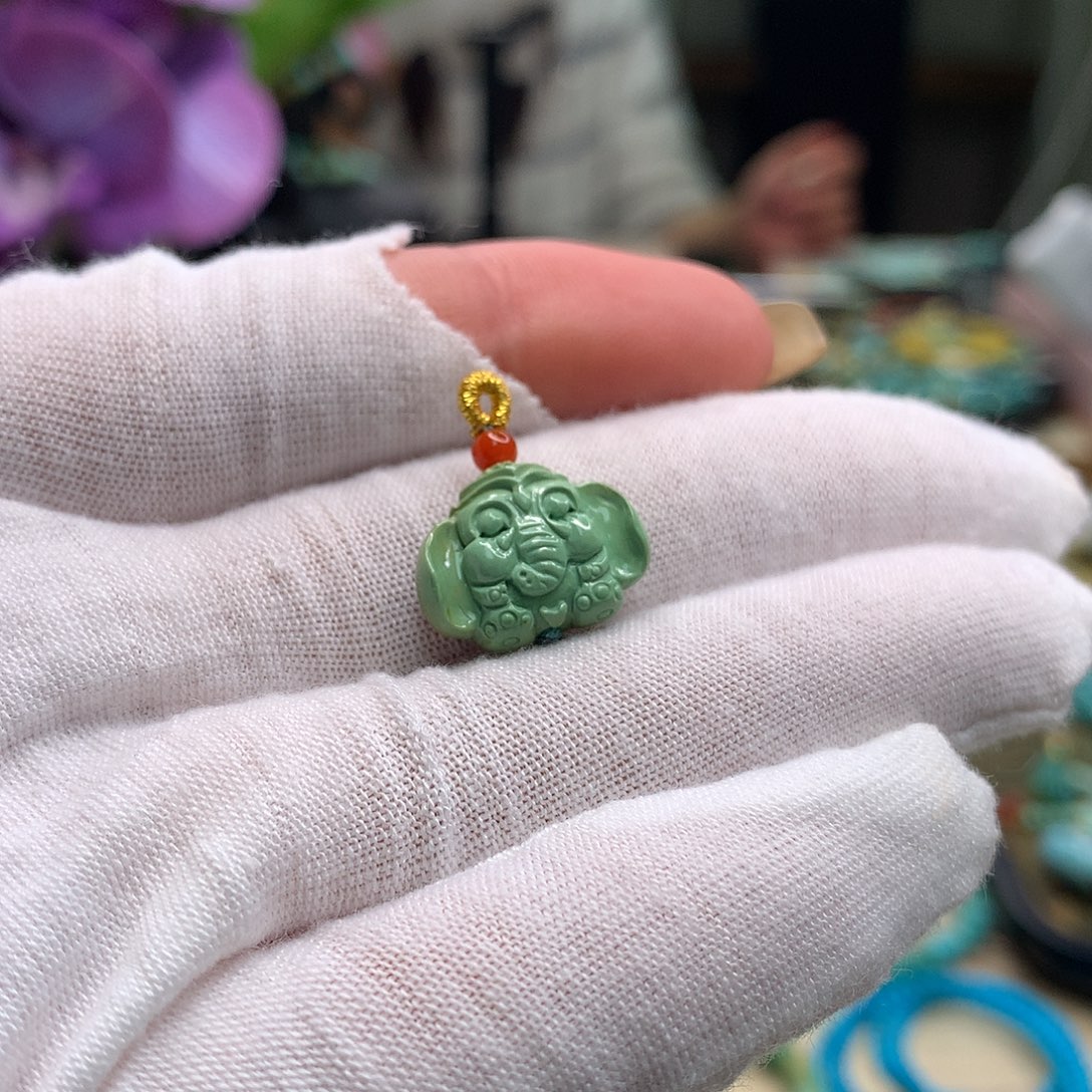 绿松石未镶嵌配饰