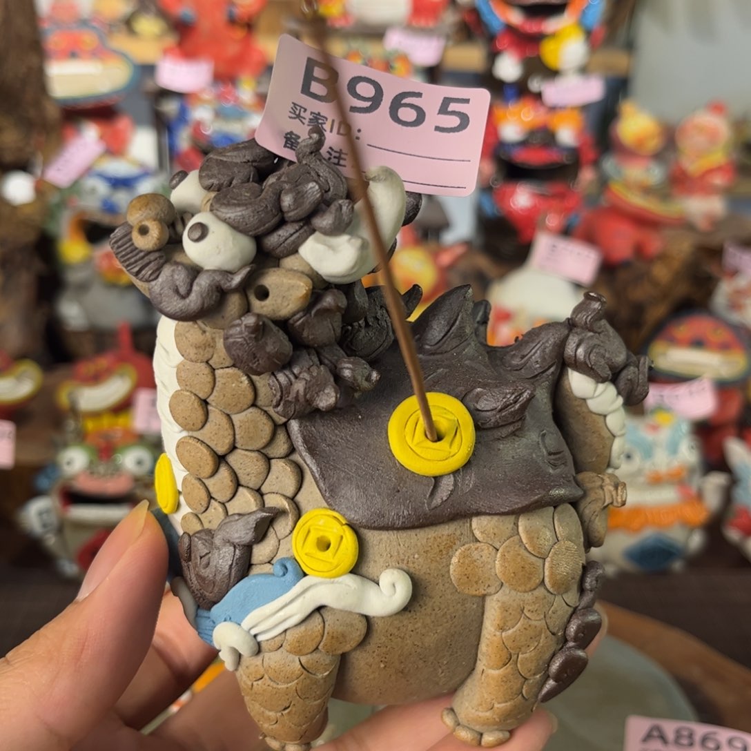 泥塑纯手工茶宠摆件