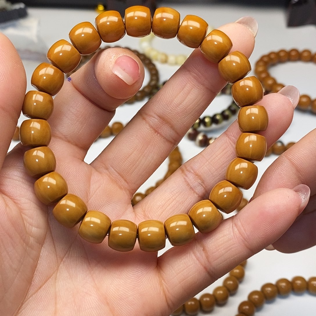 玉***缘手串猴头核桃直切