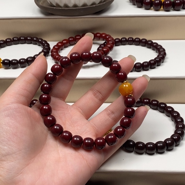 核桃手串/手链风**周猴头雕刻