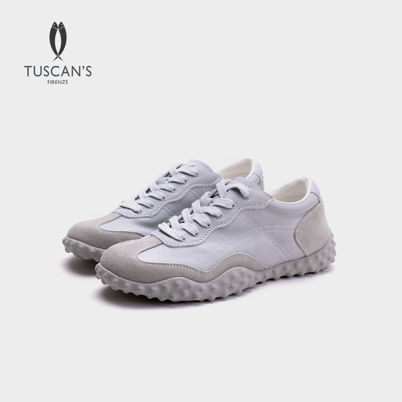 TUSCAN'S夏季真皮透气百搭舒适防滑户外德训鞋运动休闲鞋时代集团