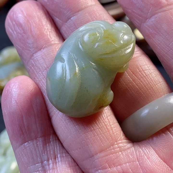 茶室用品茶宠摆件紫*