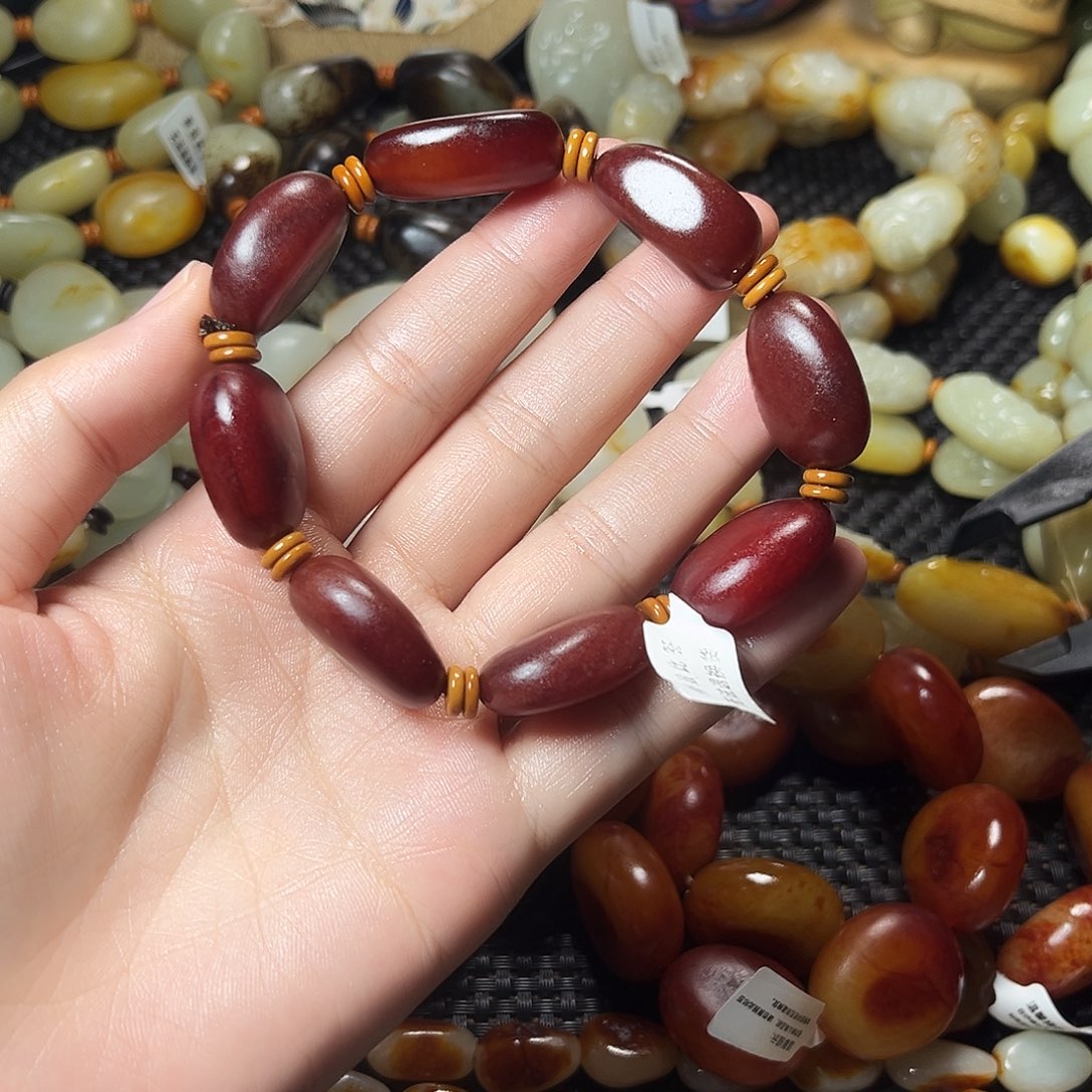 长***哥手链未镶嵌和田玉