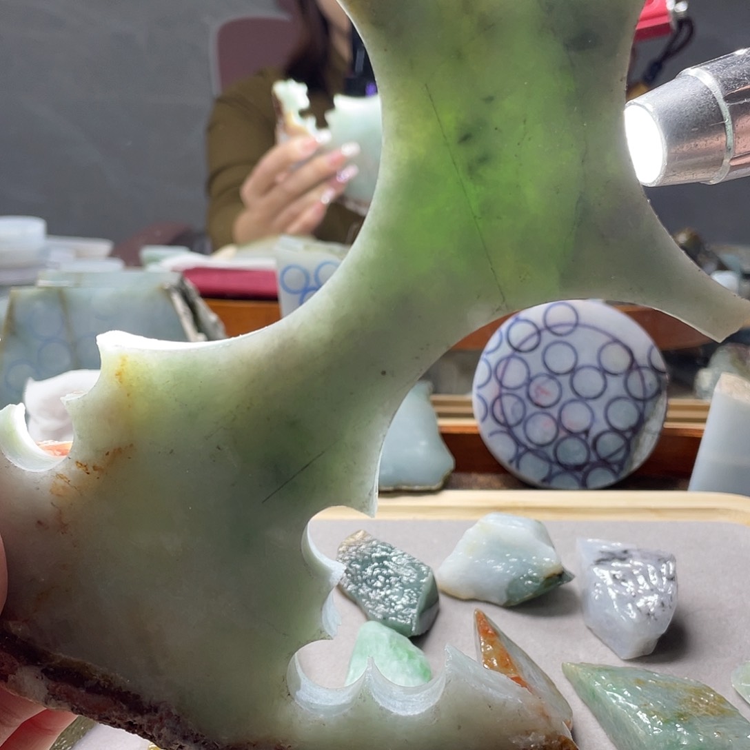 翡翠裸石料子不包工