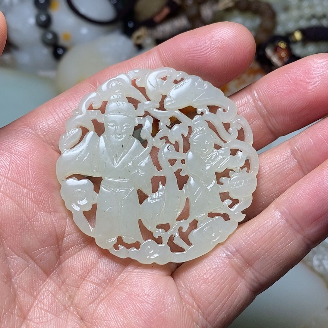 和田玉挂件未镶嵌