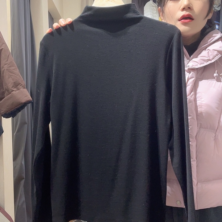 大瑶瑶同款黑色不加绒打底儿