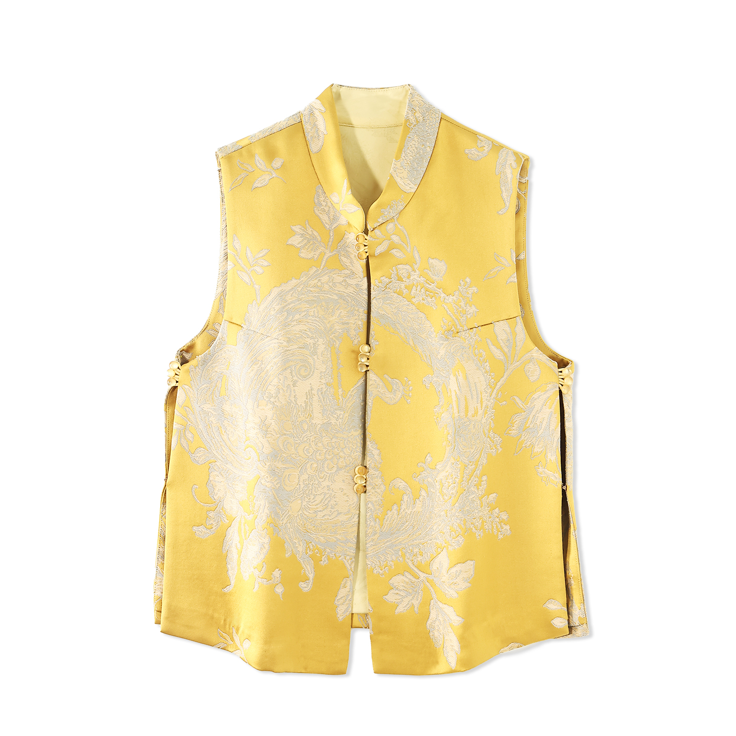 粉红PINK丨“金屏序”新中式国风提花织绣马夹外套FH25D4C4475