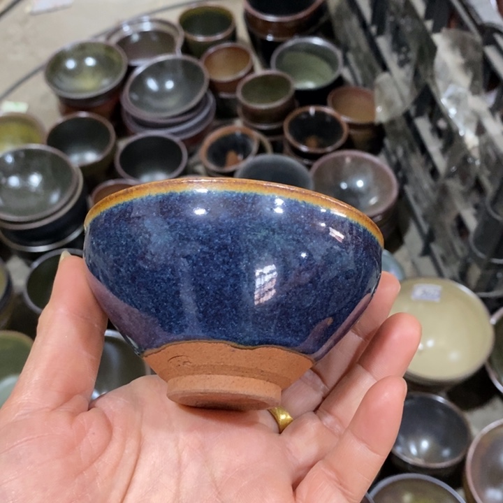 灵***溪茶盏建阳建盏微瑕柴烧