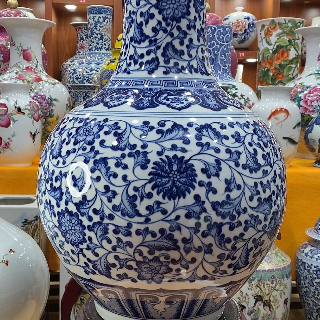 摆件随*景德镇陶瓷青花赏瓶