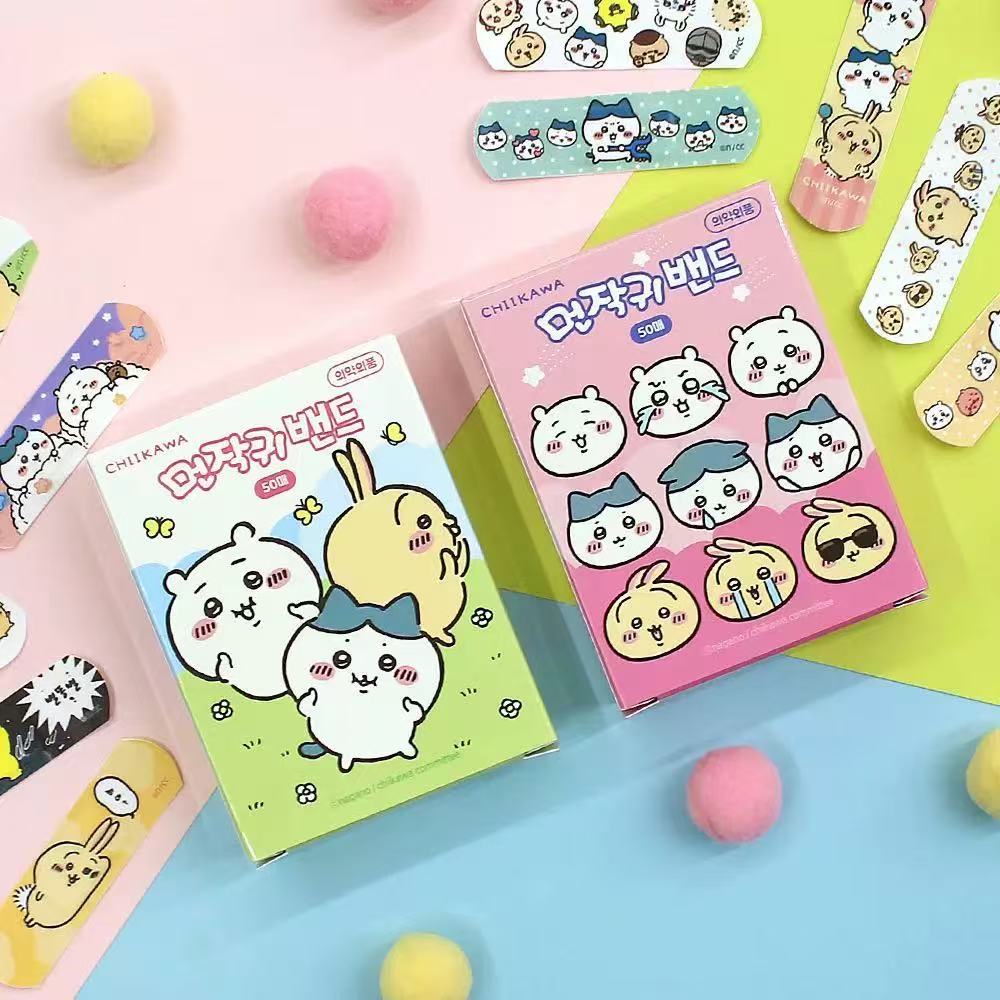 【拆盒】韩谷创可贴周边chiikawa自嘲熊
