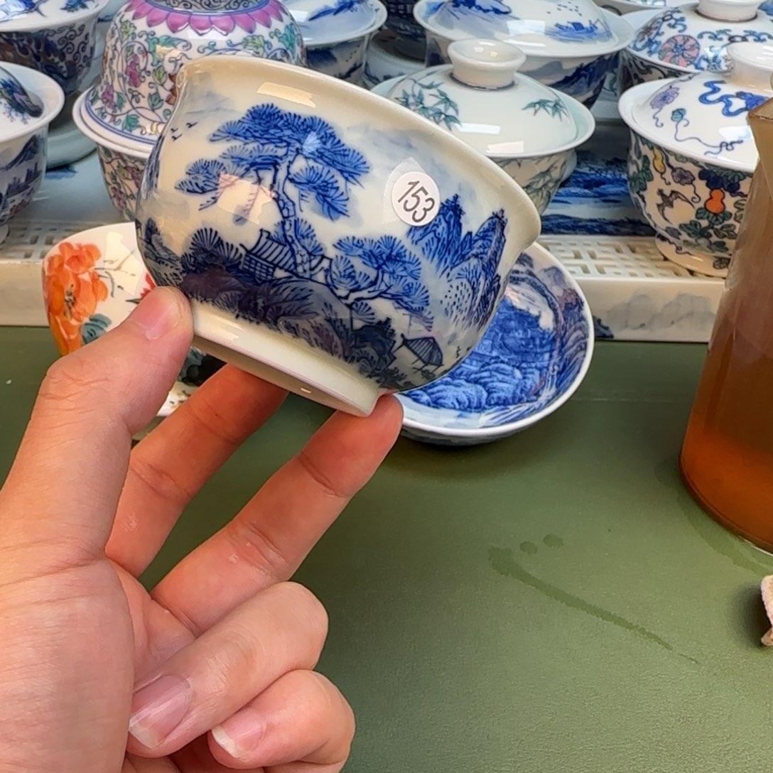 彦祖纯手工手绘茶具153
