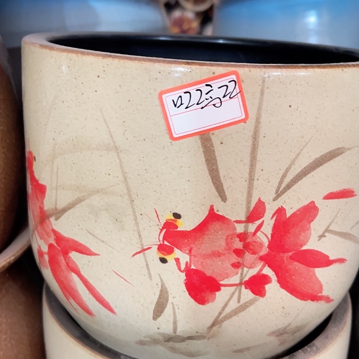 陶瓷景德镇精品花盆栽适合盆栽