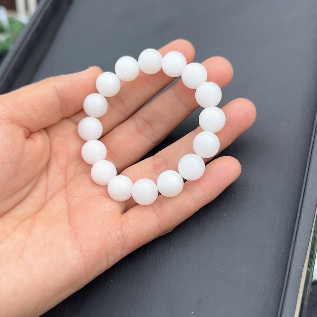 【闪购商品】手串未镶嵌和田玉白玉手串